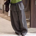 Girls' Base Layer, Vest & Wide-Leg Pants 3-Piece Set