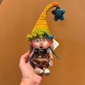 可爱卷毛炸毛雀斑家族包包挂件星星帽毛绒玩具公仔钥匙扣玩偶挂饰