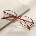 Anti-Blue-Light Reading Women Older Adults Clear Vision Anti Fatigue Presbyopia Glasses Fashionable Spring Frame Protective Reading Glasses
