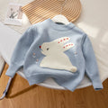 Girls' Solid Mohair Knit Pullover Sweater - Fall/Winter