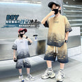 Boys' Print Short Sleeve 2-Piece Set