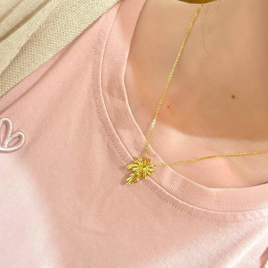 24K Gold-Plated Floral Jewelry Set - view 4