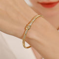Overseas Western Premium Celebrity Style Mini Set Horseshoe Bangle Niche Design Light Luxury Fashionable Bracelet Wholesale