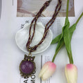 EU/US Import Handmade Accessory Retro Bohemian Ethnic Fashionable Short Multi-Color Cat Head Eagle Creative Necklace
