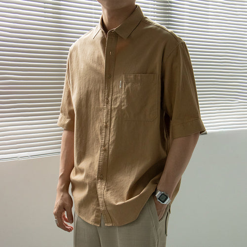 Nengmeng All-Cotton Pocket Casual Shirt