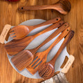 acacia wood wooden spatula teak spatula soup spoon rice spoon home cooking non-stick pan source supp
