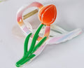The most popular summer grabber clip 2026 new shark clip multi-color electroplated gold edge fashion simple high-end streamer
