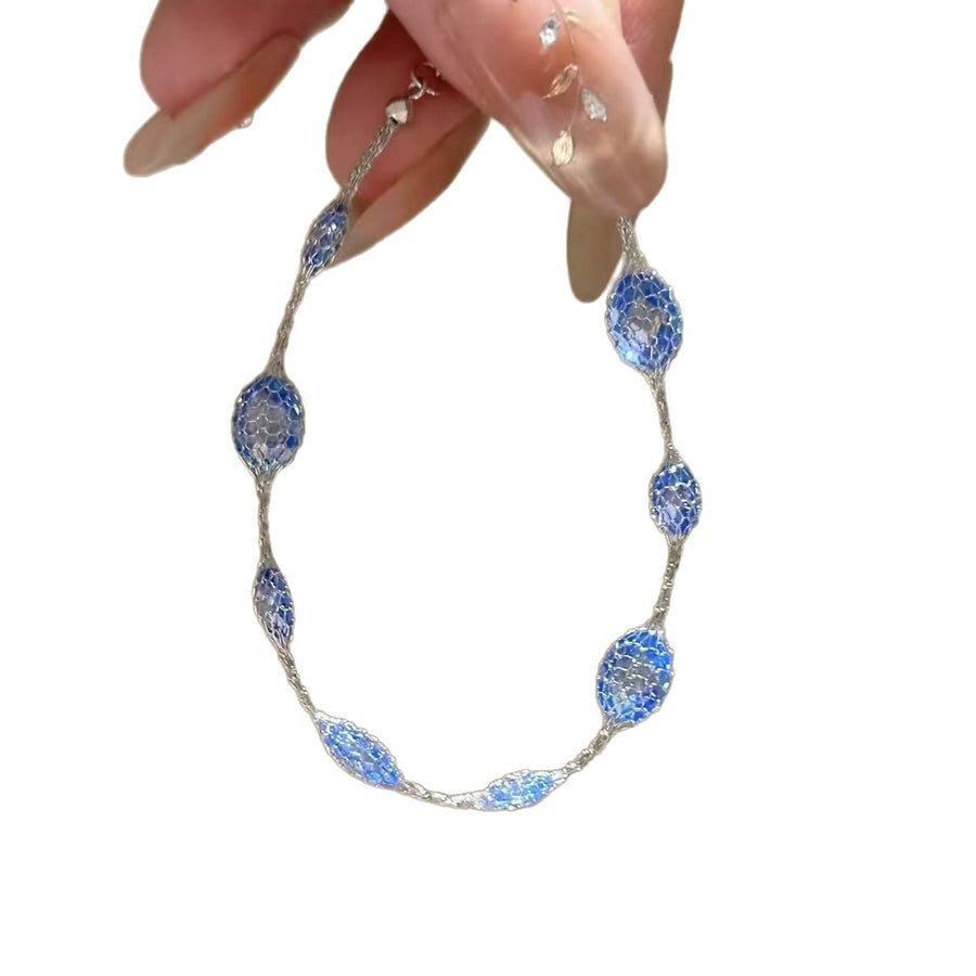 Sparkling Zircon Round Clasp Bracelet - view 5