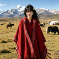 Women's Ethnic Shawl + Cape 2026 - Yellow