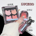 LUCKGO小熊系列学生党彩妆水润国货化妆品高光腮红口红多用膏唇釉