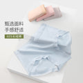 代发60支纯棉女士内裤女中腰女士内裤桑蚕丝透气抗菌裆女生三角裤