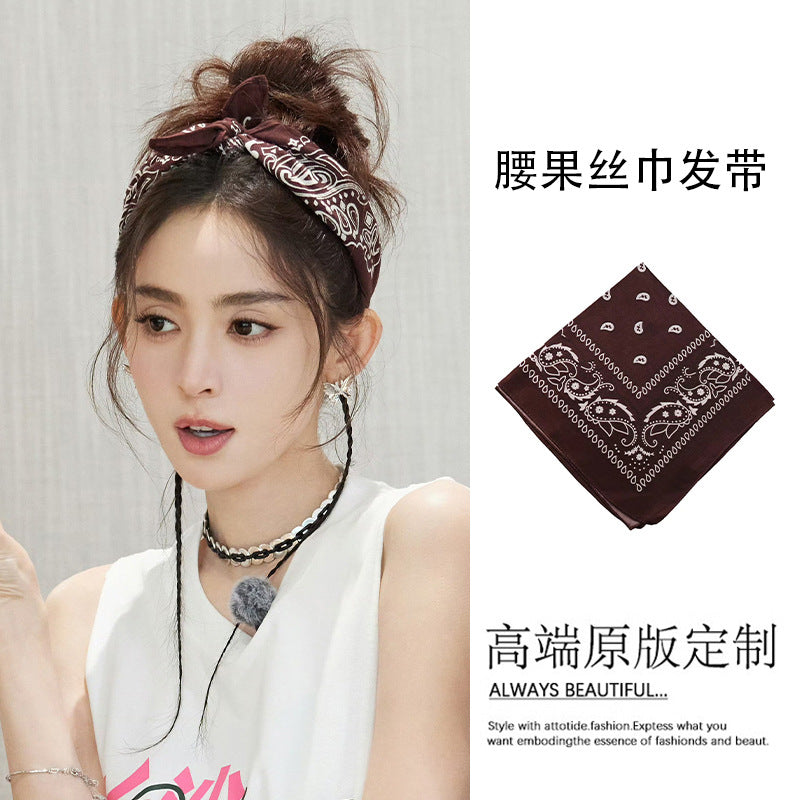 Sunflower Print Headscarf - view 6