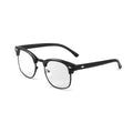 3016 Classic Sunglasses Retro Stud Half-Rim Sunglasses Trendy Fashionable Color Coating Reflective Glasses Aviator Sunglasses