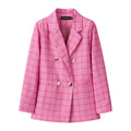 Women's Fall Casual Fashion Printed Jacket + Top 2026 | Trendy Jacket - Plaid