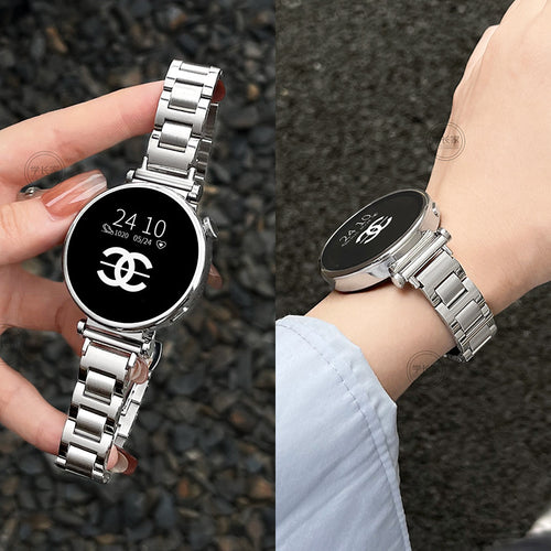 Fits Huawei GT5 / 6 I-Beam Stainless Watch Band GT7 Women watch4 Smart Capable gt3 Wrist Strap Premium