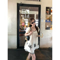 im向 Jennie同款~重工莱赛尔连衣裙女夏蕾丝刺绣短款温柔娃娃裙
