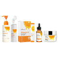 Vitamin C Brightening Skincare Set - Serum, Lotion & Cleansing Mousse