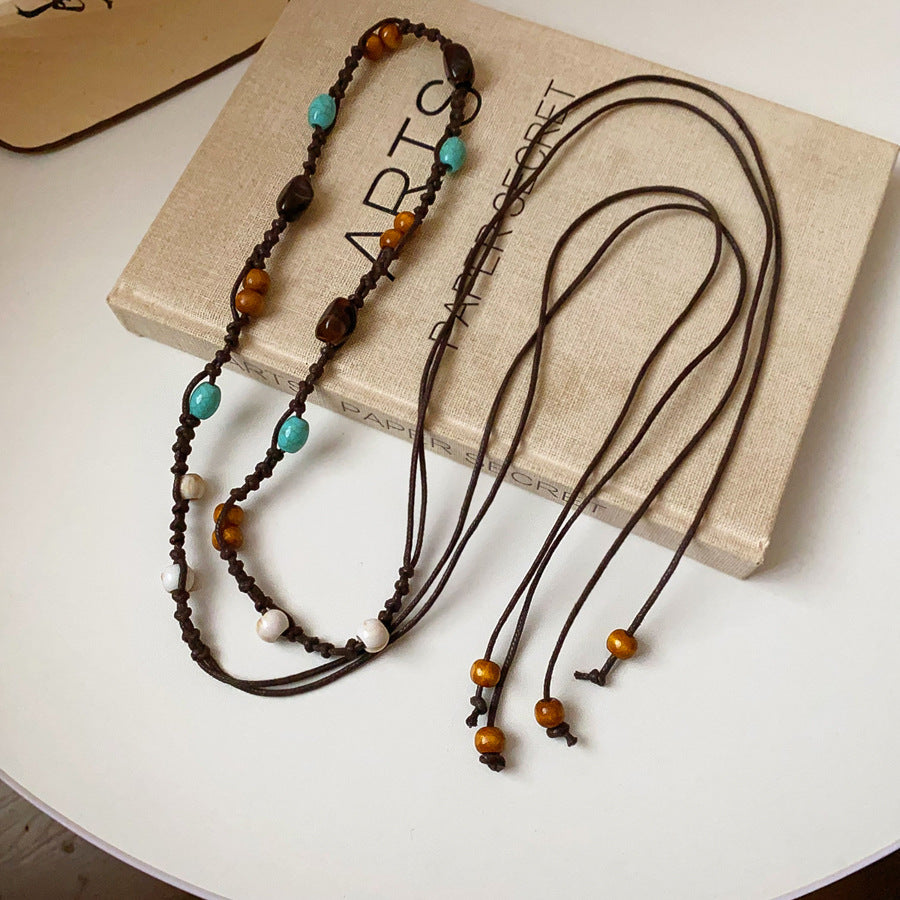 Bohemian Wooden Bead Waist Chain Belt - view 8
