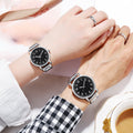 Factory Direct Women Steel Band Mens Watch Women Womens Watch Quartz Watch Men Couples Watch One Pair Gift Watch Formal