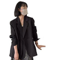 Women's Korean Casual Petite Blazer 2026 - Gray