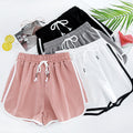 Women's Summer Sporty Casual High Waist Lightweight Loose Shorts + Pants 2026 - Black