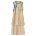 New Chinese Style Heavy Embroidery Modified Cheongsam Long Dress N4073
