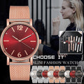 Watch Women Korean Gel With Simple Fashionable Magazine Trendy Elegant ins Breeze Quartz Student Womens Watch Dial