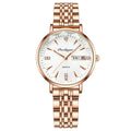 Cypress Reach Eggplant New Waterproof Glow Ladies Watch Women Student Korean Trendy Pair Date Quartz Watch Ultra Thin