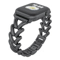 Fits Apple 1 ~ 8Ultra Third Gen Fashionable Tweed Style V Shape Denim Chain Metal Apple Band
