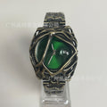 Y2K Year Vintage Unique-Shaped y2k Spider Web alabaster Western Premium Unisex Waterproof Quartz Watch