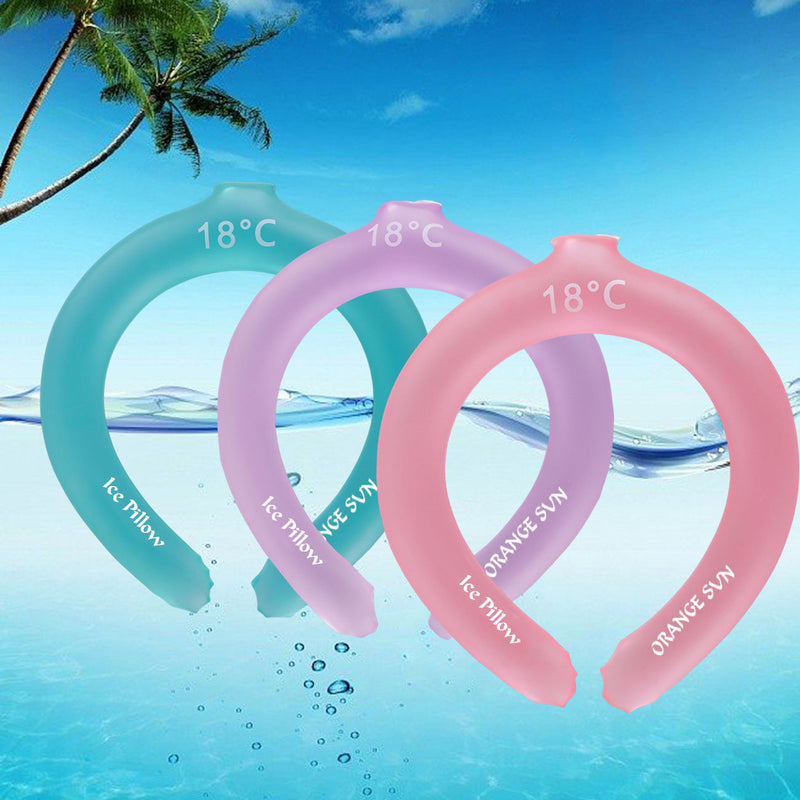 防暑降温冰凉脖颈圈冰项圈降温项圈夏季冰凉项圈清凉降温圈冰脖圈