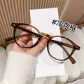 Small Round Presbyopia Glasses Retro Anti-Blue Women Fashionable Personality HD Stylish Youthful Men Elderly Reading Glasses