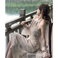 Women's Early Spring New Chinese Petite Qipao Dress + Dress Set 2026 - As Pictured
