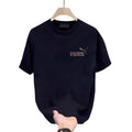 Unisex Casual Cotton T-Shirt - Streetwear Oversized Round Neck Short Sleeve Top