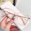 Overseas Photochromic Anti-Blue-Light Glasses Big Frame Stylish Fashionable Slender Sunglasses Can Fit Prescription Photochromic Plano