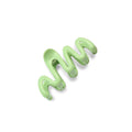 Wholesale Cream Dopamine Tone Wave Claw Women Back Brain Spoon Updo Clip Piece Claw Clip ins Simple Hair Accessory