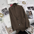 Women's Fall Casual Elegant Blazer + Top 2026 | Casual Blouse - Ginger Yellow