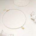 Amazon Bestseller Western Fashionable Accessory Niche Design Detail Starfish Pendant Choker Premium Light Luxury Necklace