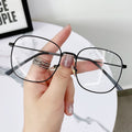Square Frame Anti-Blue-Light Myopia Frame TikTok Bare Face Influencer Pick Fashionable Unisex Couples Bestseller Finish Item Prescription Sunglasses