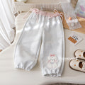 Girls' Bow Contrast Straight Pants - Cute Fall Pants
