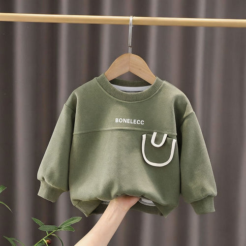 Boys' Long Sleeve Base Layer Hoodie