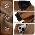 european and american ebay men's spring and autumn suede bomber jacket foreign trade motorcycle jack