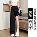 Summer Retro Tencel High Waist Lightweight Loose Wide Leg Pants