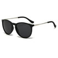 New Fashionable Round Oversized Unisex Western Influencer Style Metal Aviator Retro Women Sunglasses