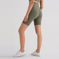 brushed five-point lulu yoga pants for women without embarrassing lines, high-waisted outdoor cyclin