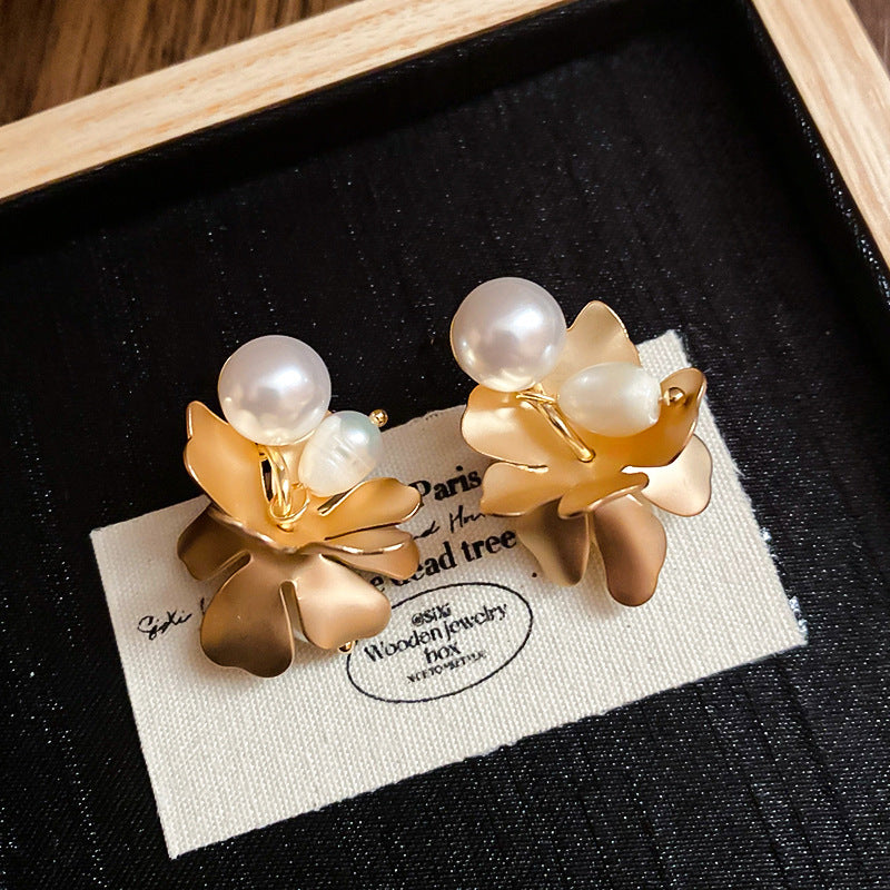 Floral Tassel Drop Earrings - view 10