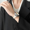 Fits Huawei watchgt4 / 5 Watch Band Summer New gt7 Metal Leather Trim watch4 Watch Band Women