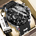Swiss Brand New Multifunction Mens Watch Chronograph Time Glow Quartz Watch Live Export Bestseller Drop Ship