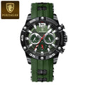 Swiss Brand Multifunction New Mens Watch Silicone Band Quartz Watch Live Export Bestseller Drop Ship