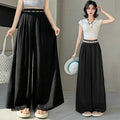 Summer Bohemian Casual Linen Cotton Drapey Lightweight Loose Wide Leg Pants + Pants + Skirt Pants